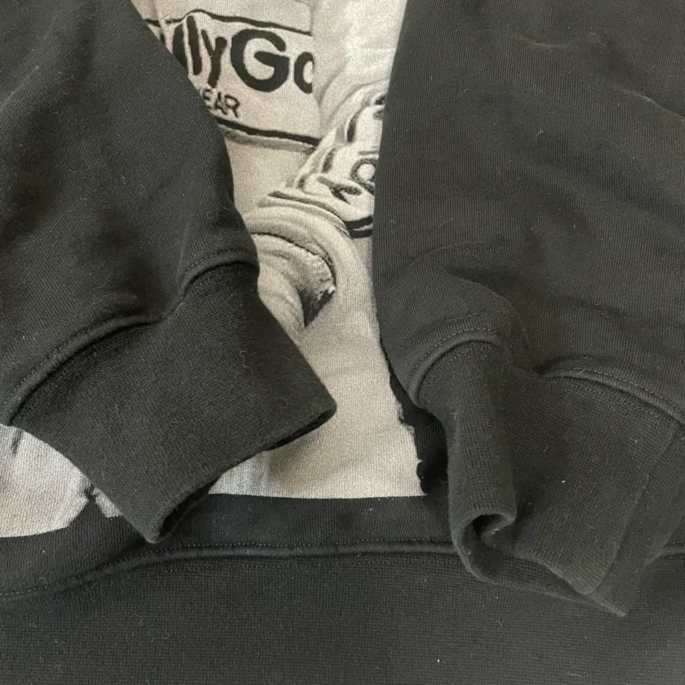 John Player Special Black Hooded Graphic Sweatshirt Size M - Picture 5 of 8